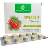 Уроловіт Рослина Карпат 60 таб. Від запалення нирок та сечовивідних шляхів РК0075 фото